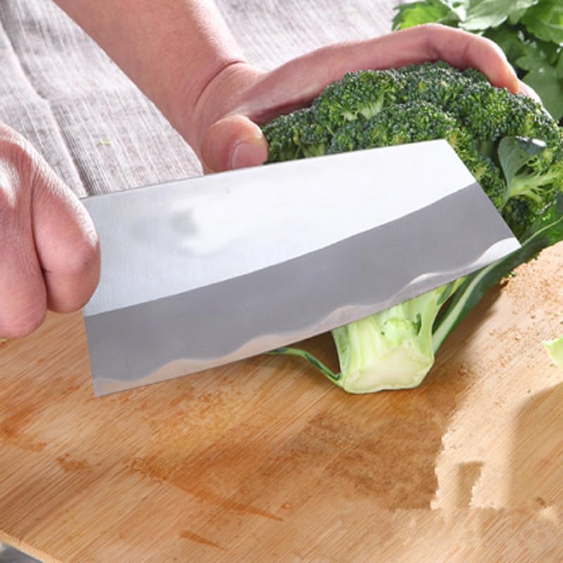 Meat Cleaver,Cleaver Knife 7 Inch Japanese Knives 4Cr13 Stainless Steel Chef Salmon Sashimi Knife Slicing Sushi Cleaver Knife
