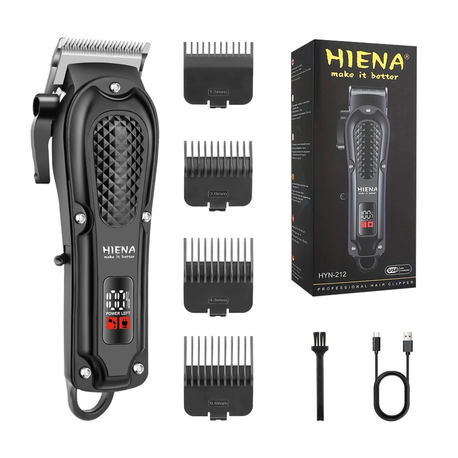HIENA Haarschneidemaschine Rasierer Professionelle elektrische Schere Push Barber Shop Haarschneidemaschine Trimmer für Männer (Hyn-212)