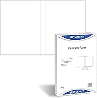 Vista 13 de PrintWorks Professional Papel perforado para menús, folletos, formularios y más, 8.5 x 11, 20 libras, 1 perf vertical de 4.25 pulgadas desde