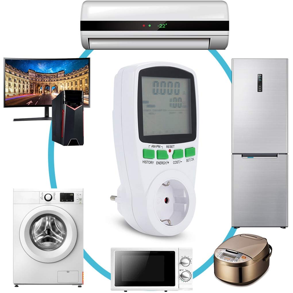 Buy Professional Digital Wattmeter Energy Power Voltage Current