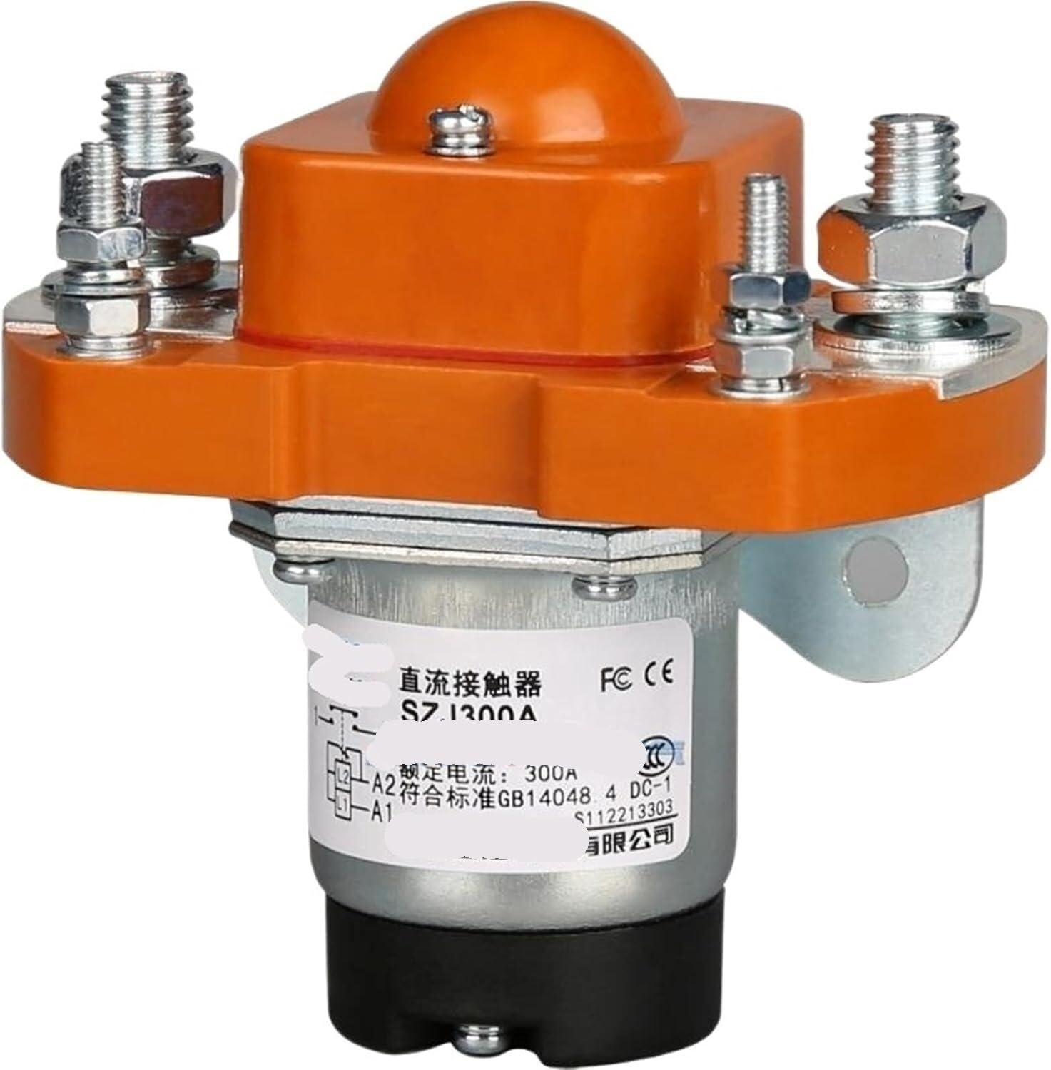 Stycznik SZJ-300A MZJ-300A Power Relay 12 V 24V 36V 48V 60V 72V 120 V do akumulatorów samochodowych ciężarówek z zaczepem (napięcie Coli 84VDC)