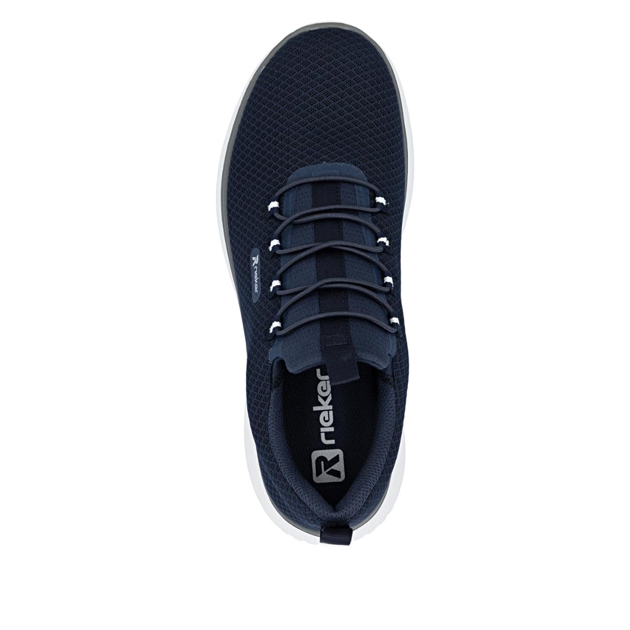Rieker B9655-00 Herren Slip On Sneaker Textil in schwarz - Gr. 40