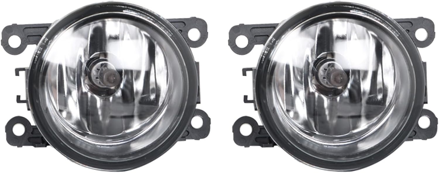 GXYWADY Pair Driving Fog Lamps Assembly Replacement for 2013 2014 2015 2016 2017 2018 Fiesta Fog Lights Front Bumper Replacement for 4F9Z15200AA