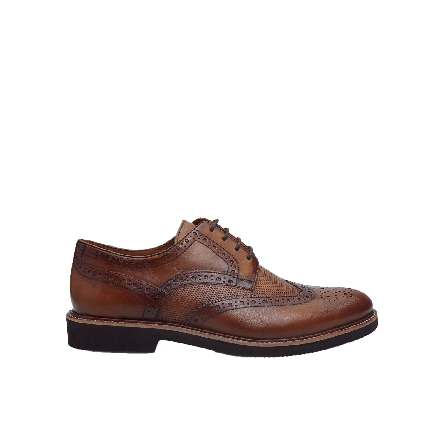 BATA Derby da Uomo in Pelle con Brogue