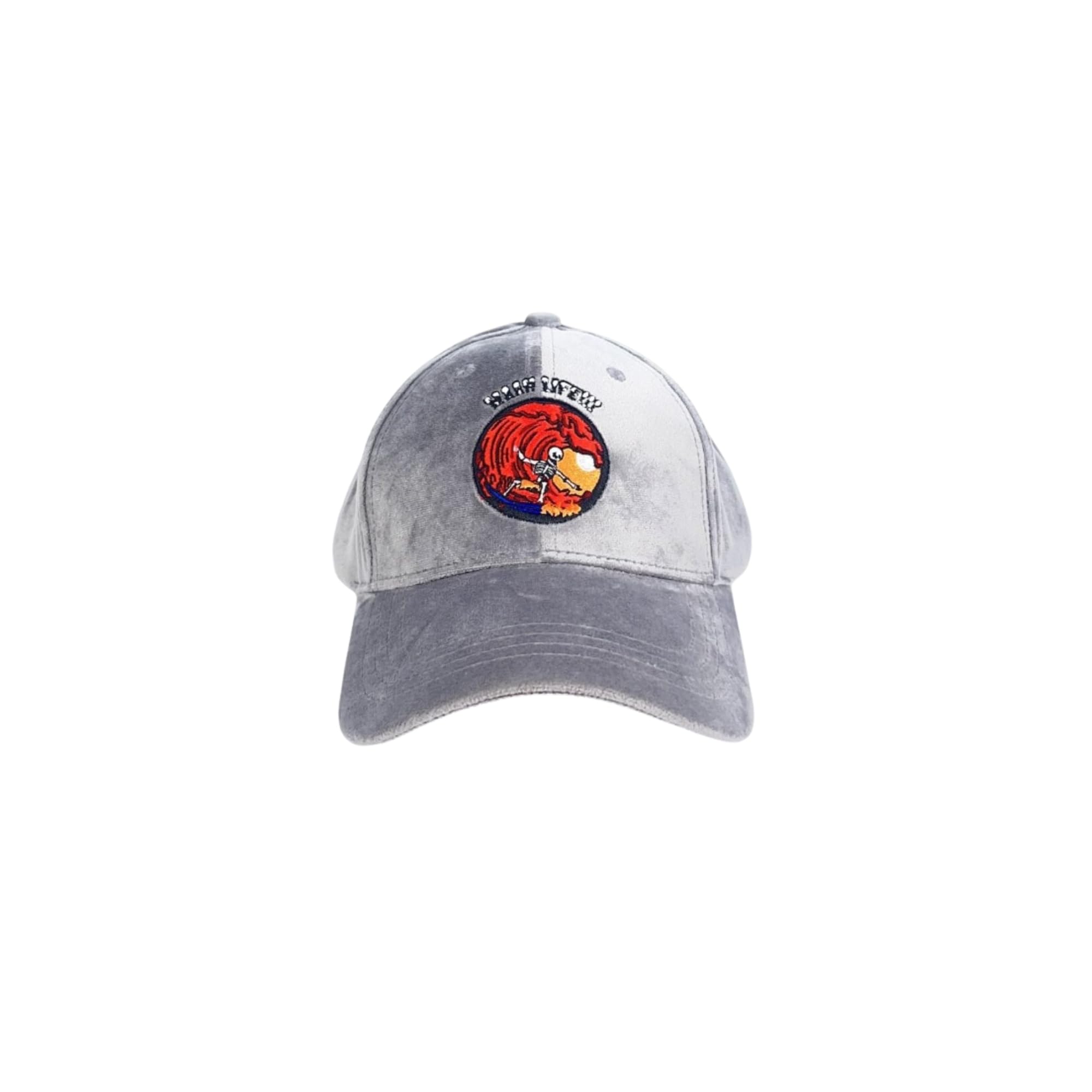 Unisex Suede Baseball Fashion Outdoor Embroidered Cap Mens Super Suede Solid Grey Color with Adjustable Back Closure-image-17