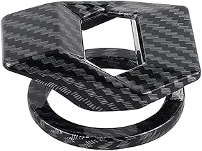 Tampa do botão do motor do carro - Tampa do interruptor de ignição - Tampa do botão de ignição do carro de liga de alumínio universal Botão de partida e parada do carro Anel de decoração do Manxi