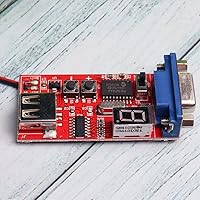 Vista 4 de Comimark 2 unids VGA generador de señal LCD pantalla probador 7V-12V entrada de energía