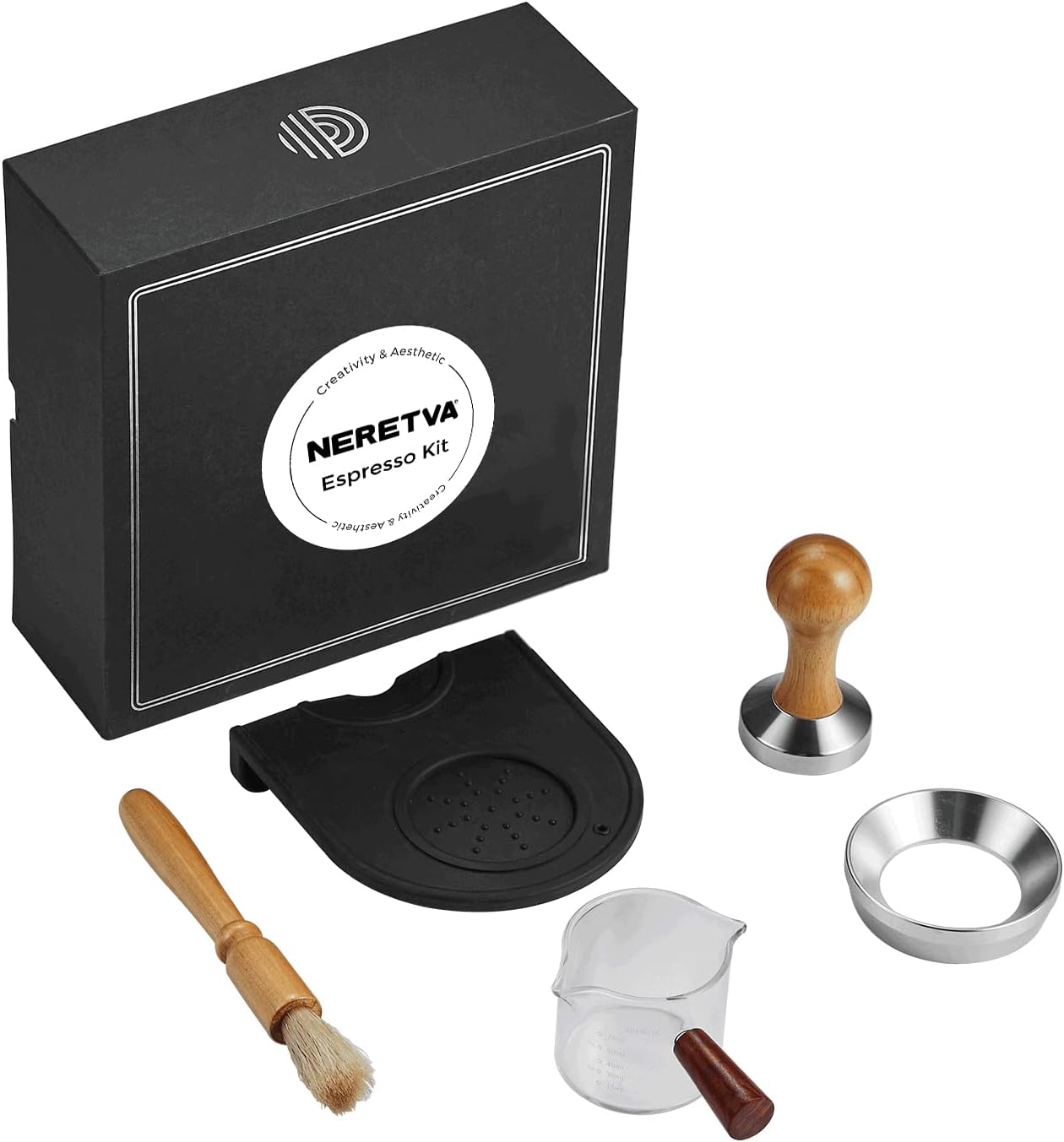 Neretva 5 in 1 Espresso Tamper Set, Premium Barista Coffee