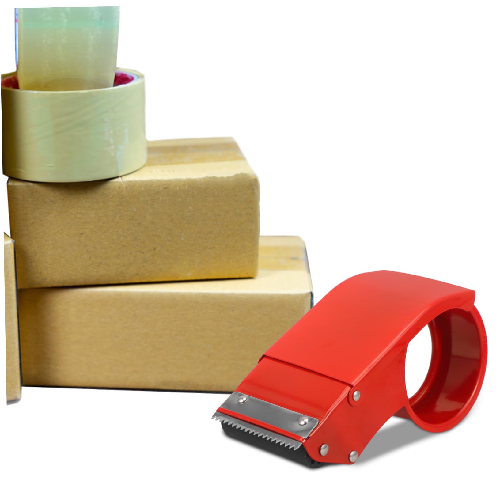 NUOBESTY 4stücke Klebebandspender Metall Tragbarer Tischabroller Für Zuhause Und Büro Robuster Kleiner Tape Dispenser Für Effizientes Organisieren Von Klebeband Accessoire Für