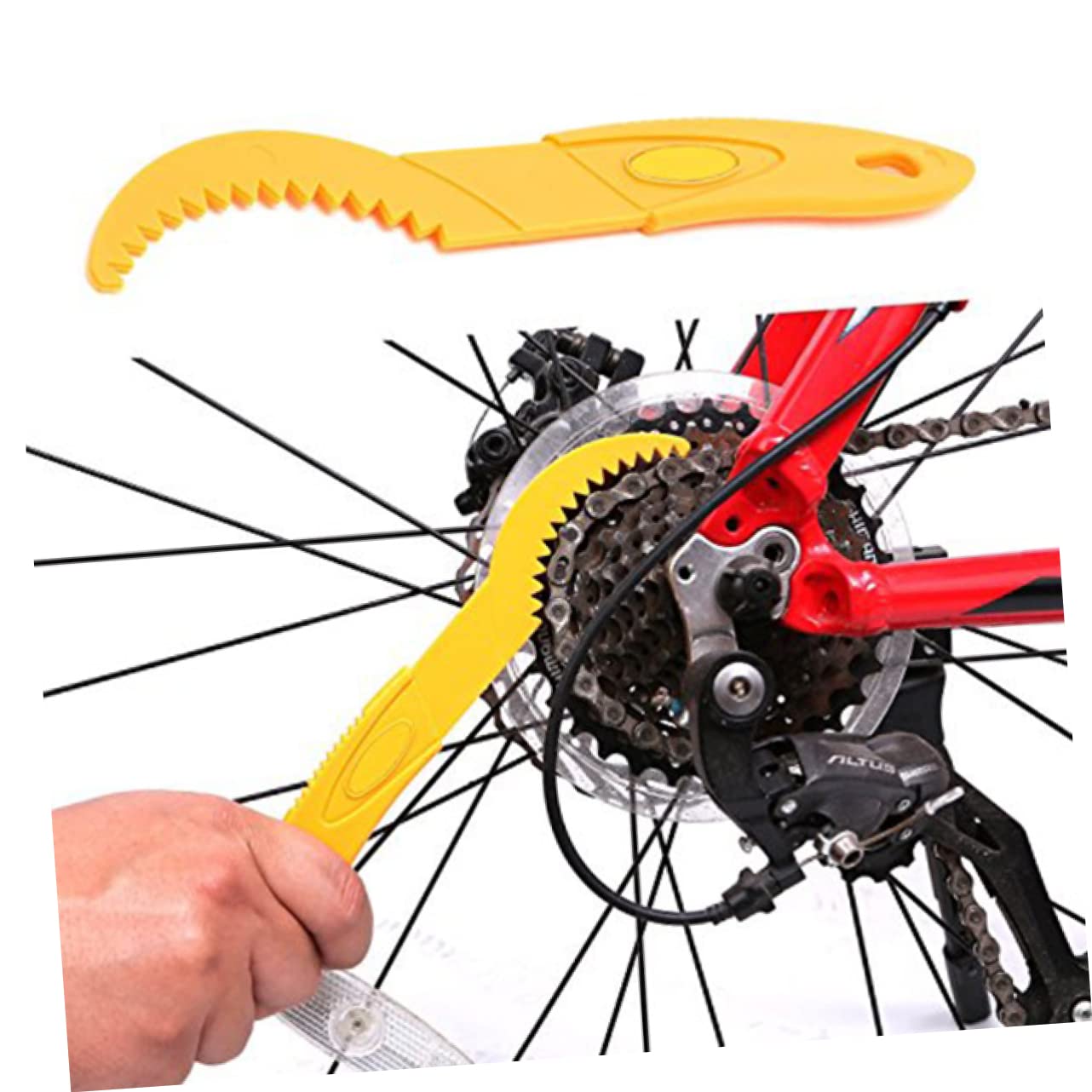 Yardwe 6pcs Cleaning Kit Can Sleeves for Drinks Cans Motorcycle Chain Cleaner Motorcycle Suit Sprocket Cleaning Brush Tire Scrubber Blue Darts Tire Cleaner Bike The Chain