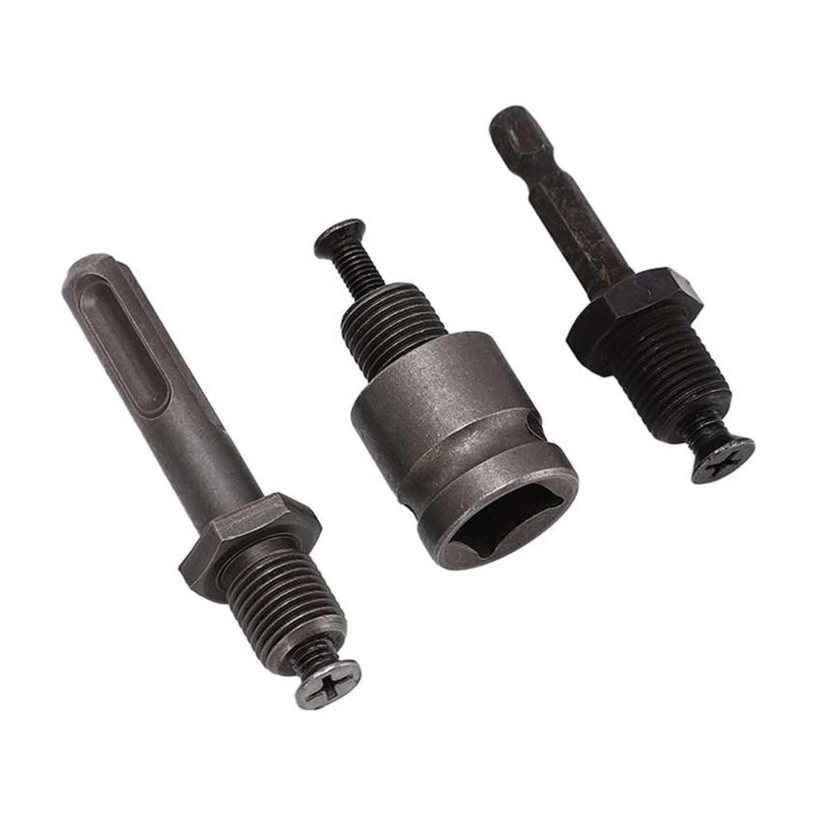 Uchwyt wiertarski Bezkluczowy samozaciskowy 1/2 cala 2‑13 mm Zakres mocowania Narzędzie do szybkiej wymiany Uchwyt adaptera wiertła (Color : Hex 63mm Length)
