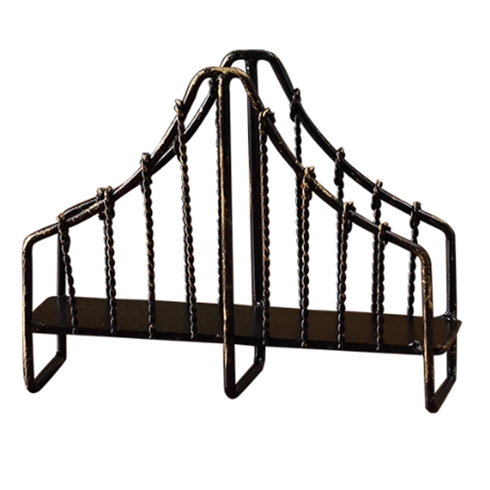 Porte-serviettes modèle pont à chaînes en fer vintage pour un comptoir de bar convivial
