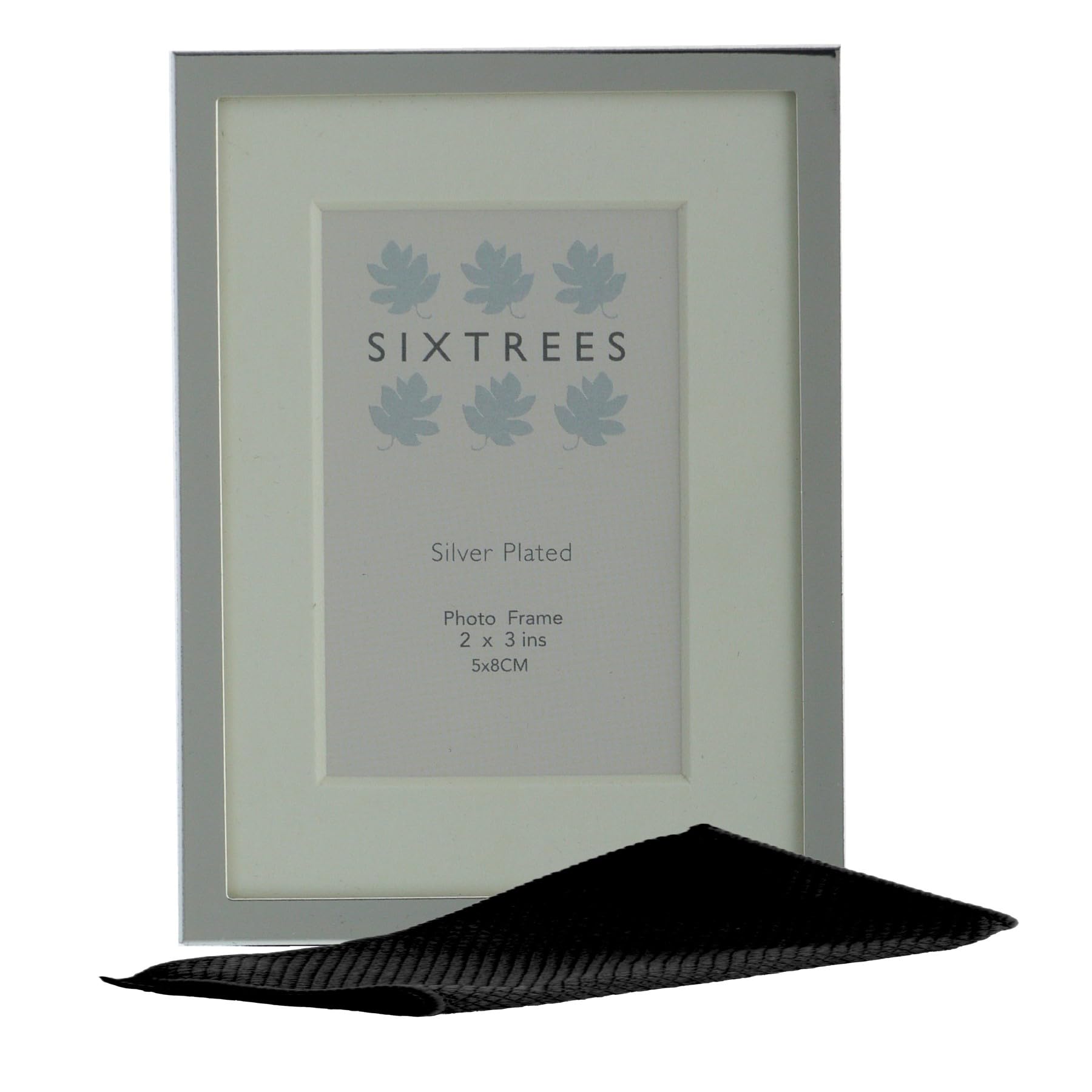 Sixtrees Park Lane 265323(MIF) Silver Plated 3 x 2 inch Photo Frame with Mount - Complete with microfibre polishing cloth.