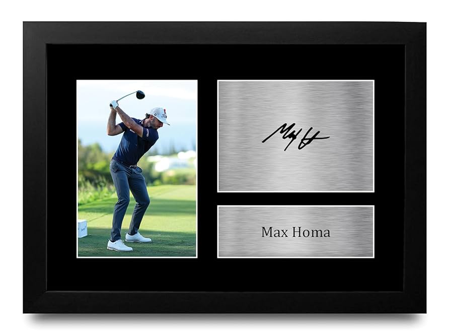 Amazon.co.jp: HWC Trading FR A4 Max Homa Gifts ゴルフ記念品