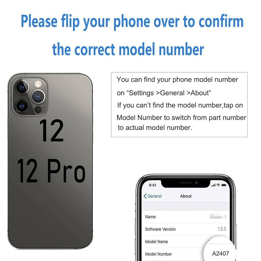 Amazon.com: LEAFE for iPhone 12/12 Pro Screen Replacement