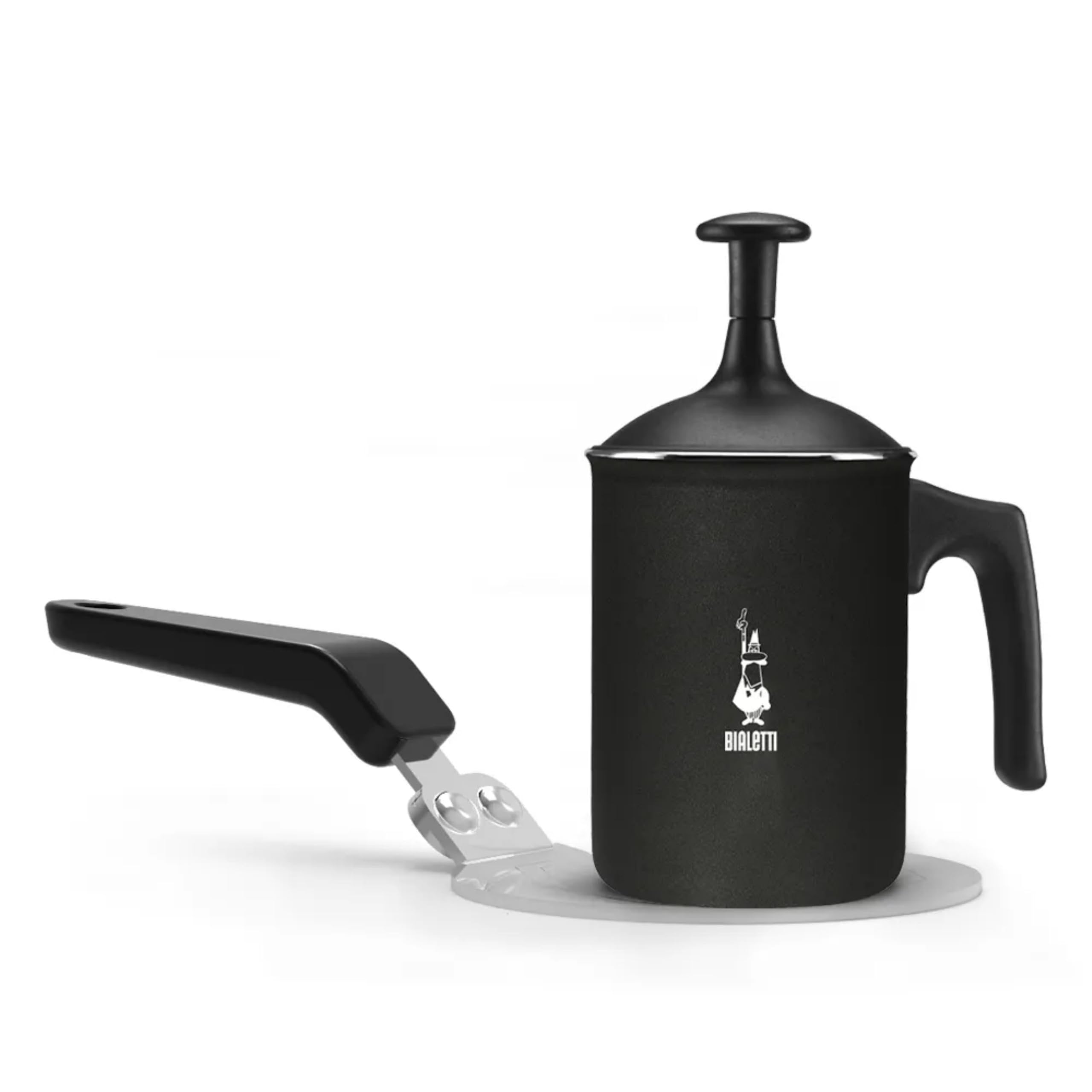 Bialetti Plaque à induction 13 cm, adaptateur induction, convient pour cafetières de 1 à 9 tasses ou petites dimensions, acier, Noir