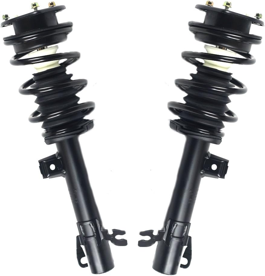 Front Pair Complete Struts Assembly with Spring Suspension Struts