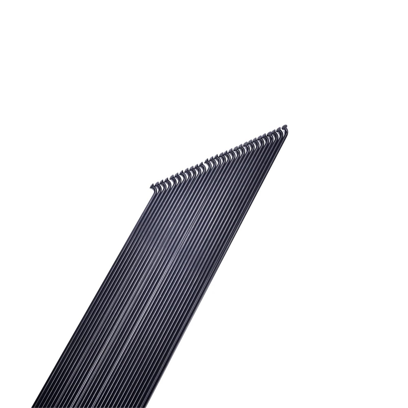 64 Stück für Fahrradspeichen 2,0 mm – J-Bend schwarze Edelstahl-Speichen mit Nippeln – Ersatzradspeichen für Mountainbike, Rennrad & Hybrid-Fahrräder – langlebiges gerades Speichen Set für Radsatz