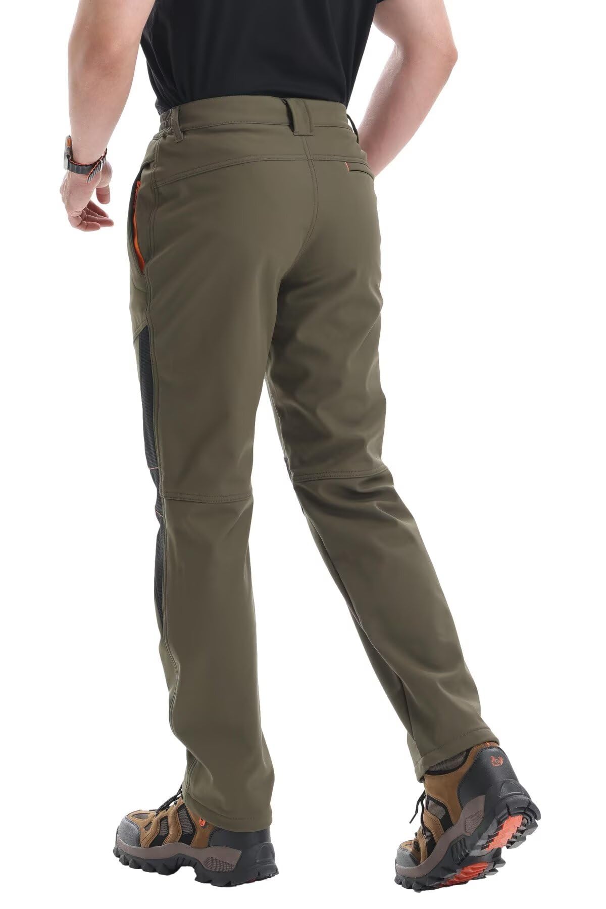 Pantaloni Trekking Uomo Softshell Invernali