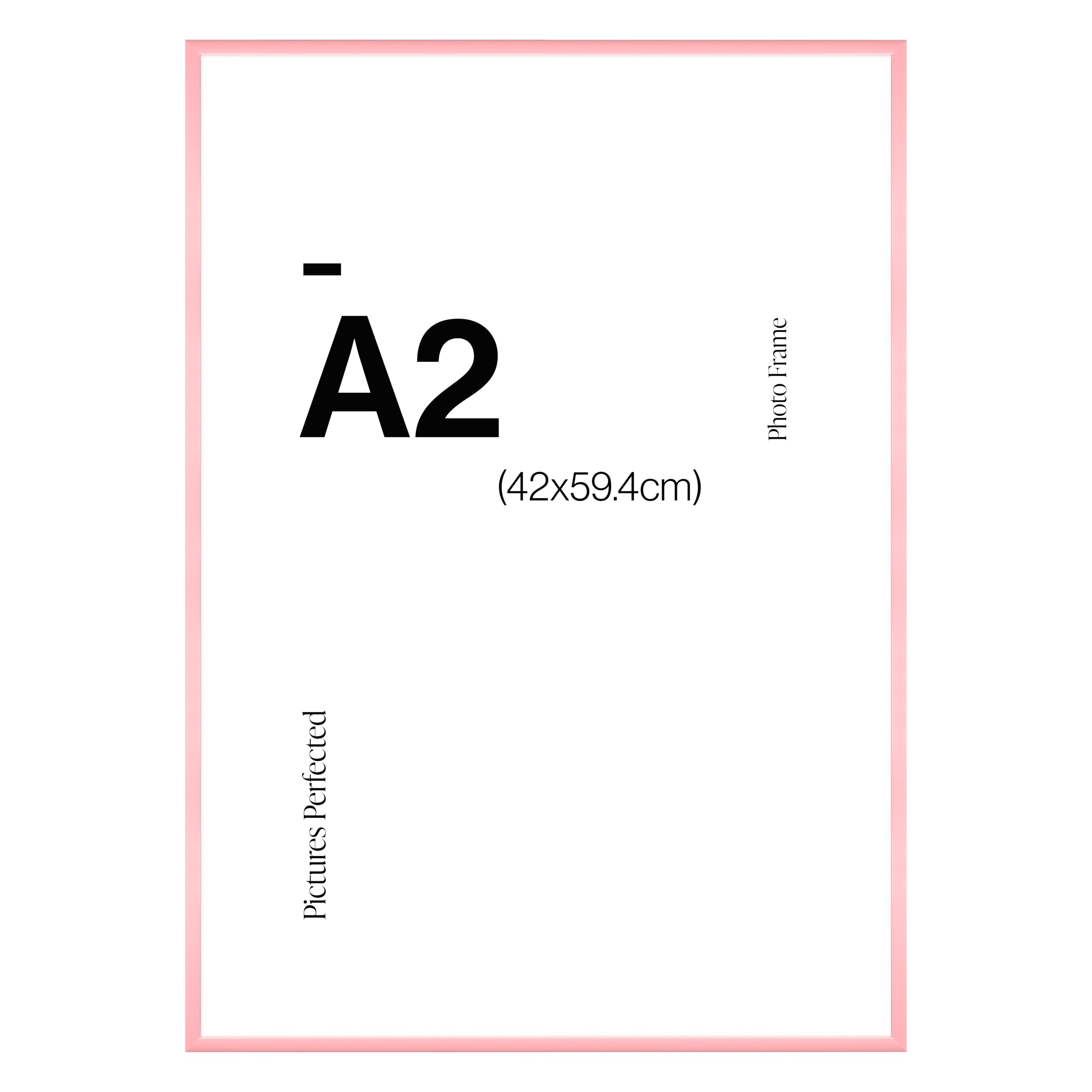 Modern Pink A2 Photo Frame for A2 (42 x 59.4cm) Photos or Pictures