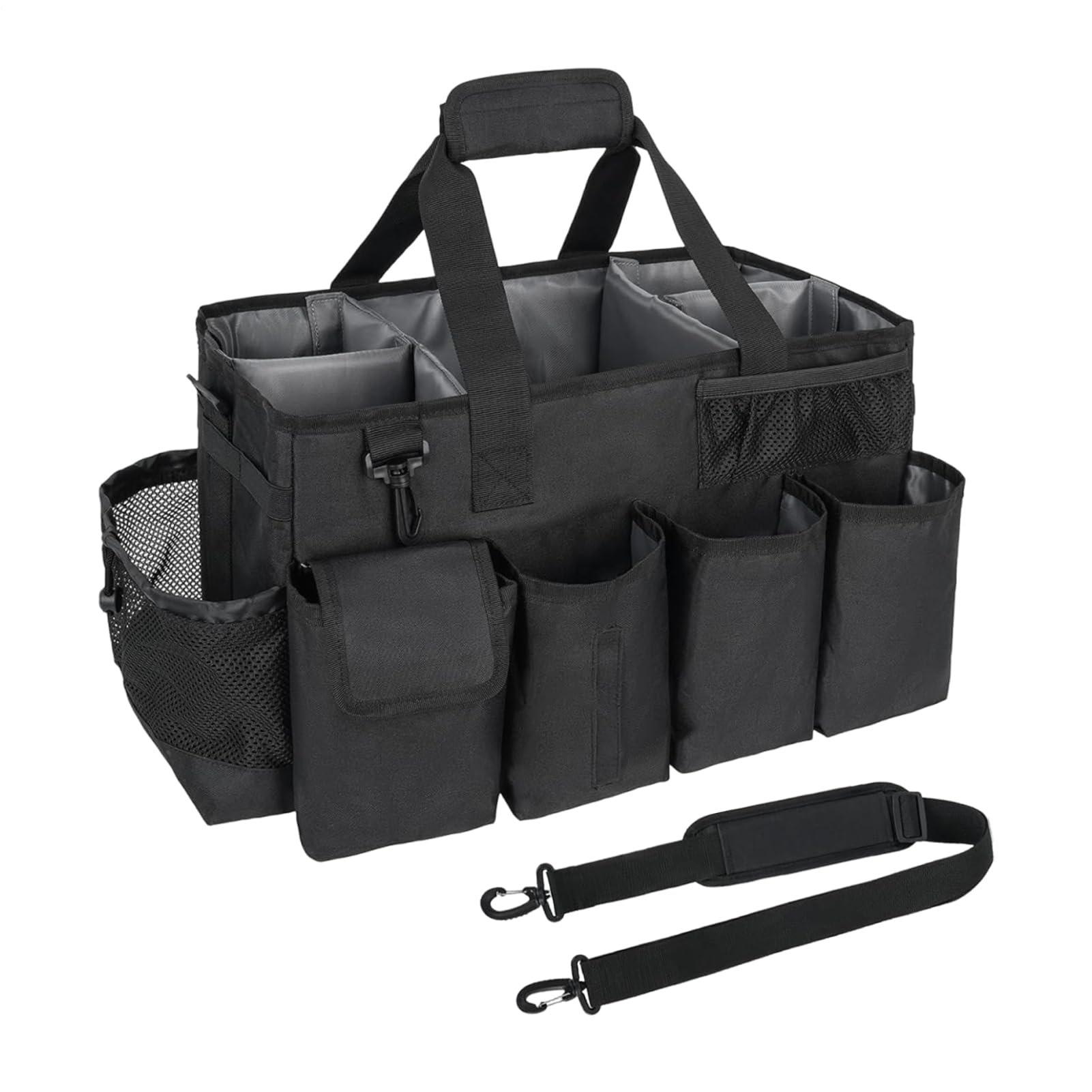 Borsa Portaoggetti per la Pulizia Borsa Contenitore con Grande Capacità | Organizzatore Multifunzionale Per Pulizie per Donna Cucina Bagno Viaggio Auto e Casa