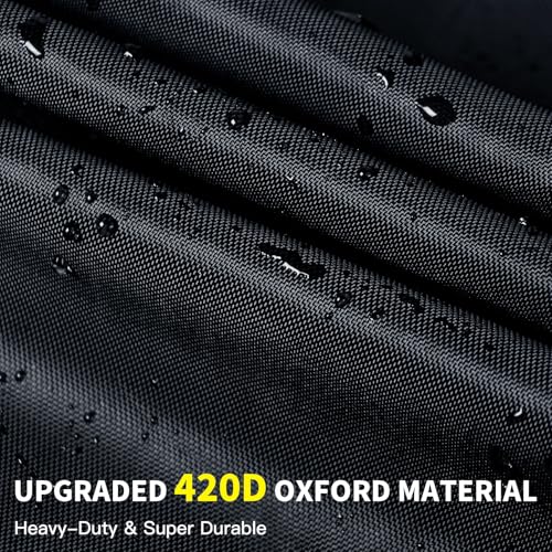 Faireach 420D Bike Cover Waterproof Outdoor for 2 bikes, Heavy Duty OXFORD Fabric Bicycle Rain Cover - Image 2