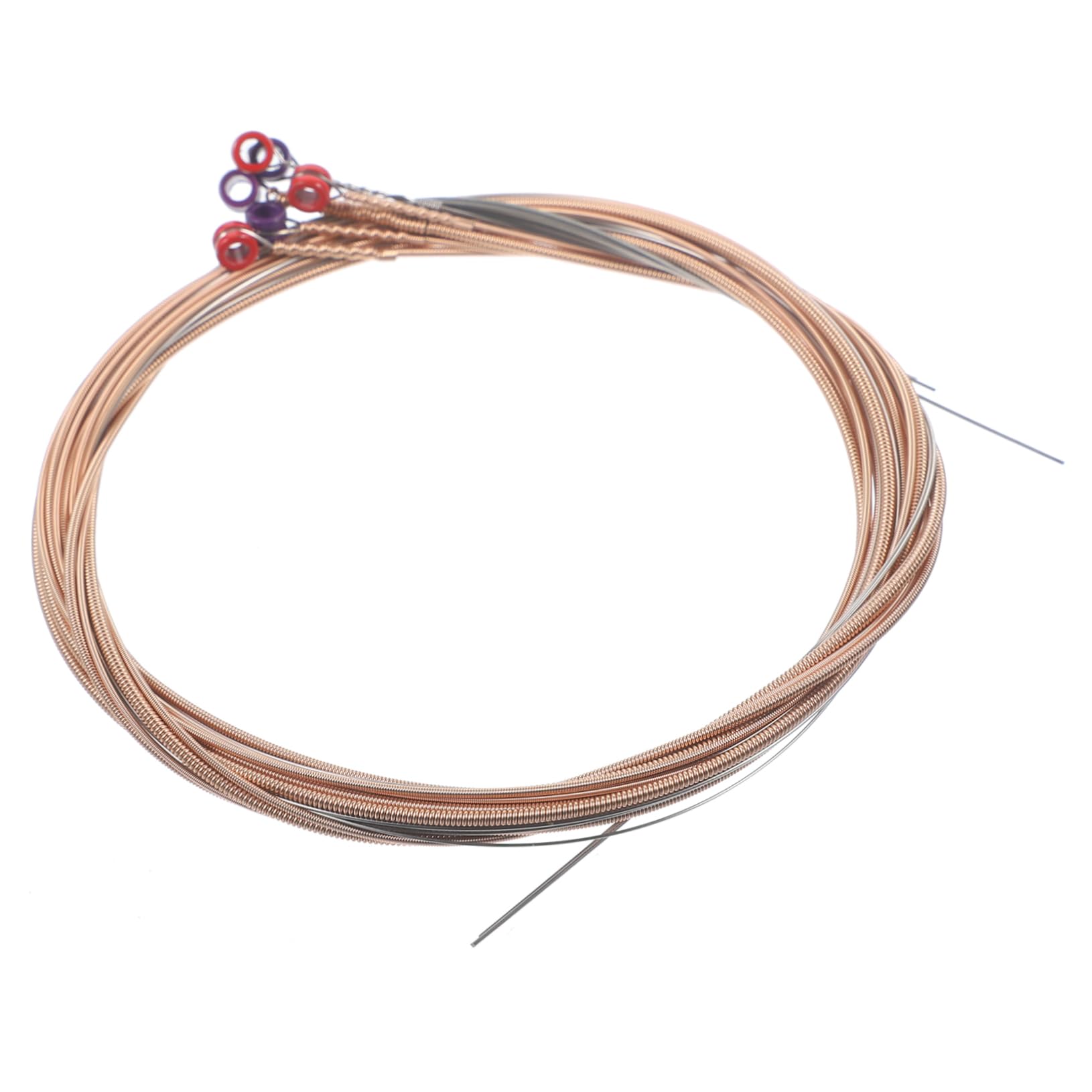 Abaodam 30stücke Ersatzsaiten Für Akustikgitarre Phosphorbronze-folk-gitarrensaiten Langlebig Und Einfach Zu Wechseln Für Klangqualität Und Langer Haltbarkeit