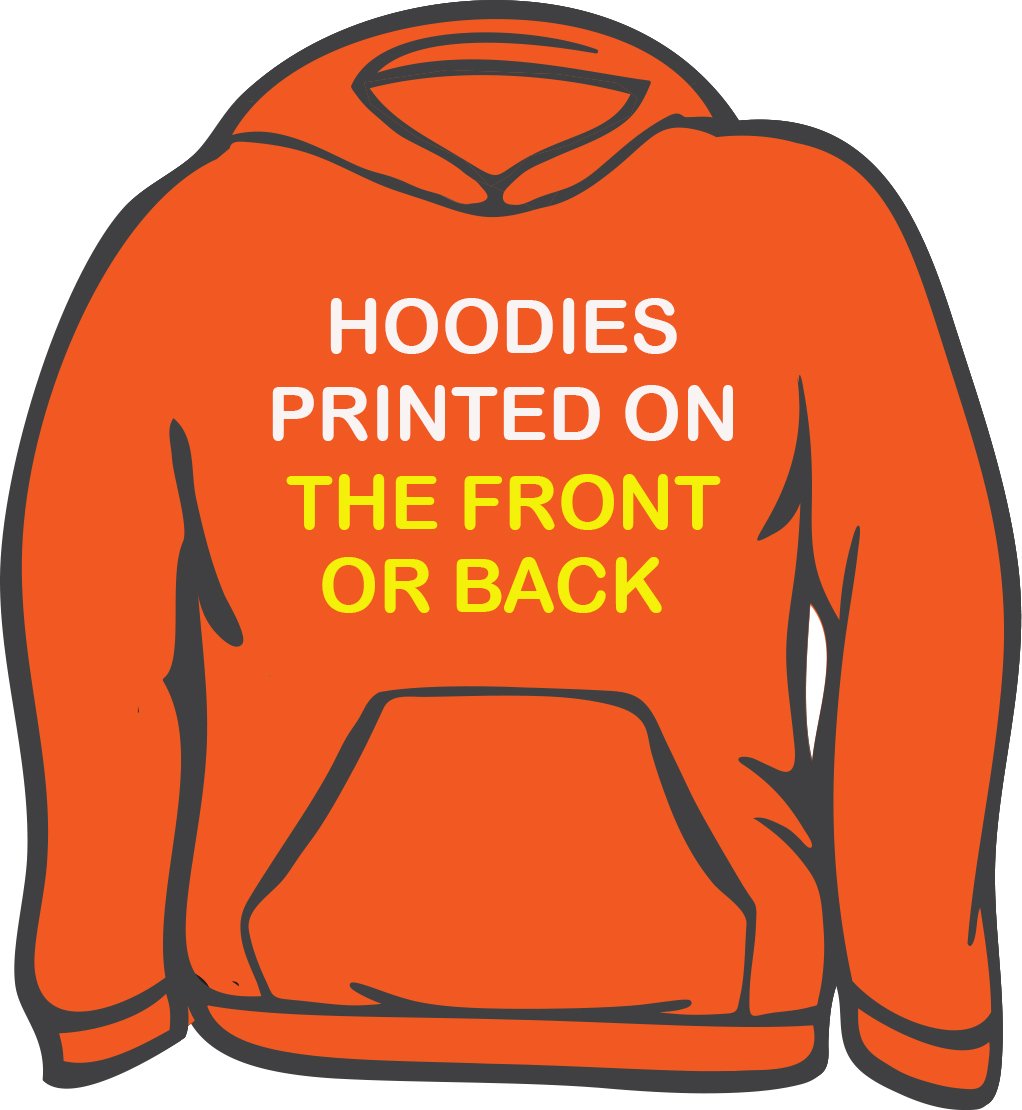 Personalised Quality Hoodies - Adult Sizes