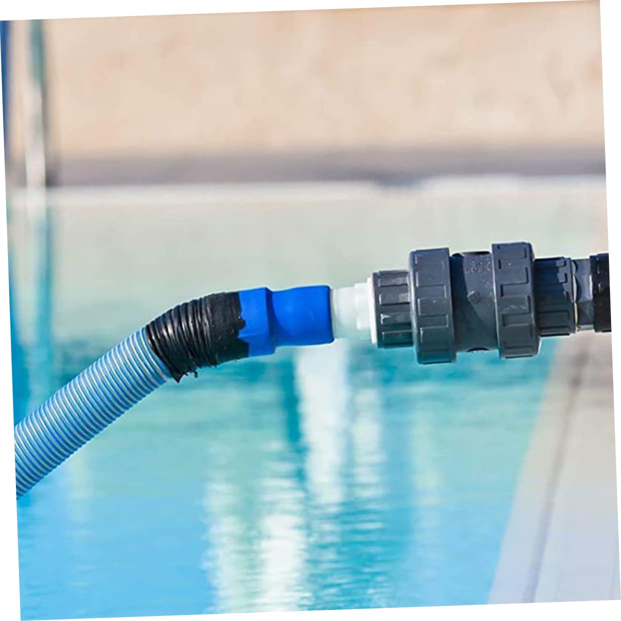 INOOMP 15piezas Adaptador De Conexión para Bomba De Piscina Conector De Manguera Rosca Accesorios Duraderos para Filtración De Piscinas Fácil Instalación y Uso