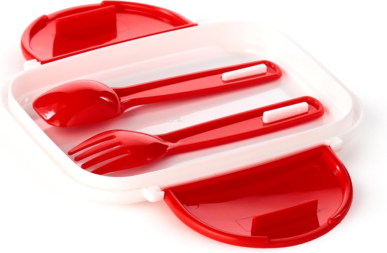 Bento Clip Lock Lunch Box with Cutlery - Foodiemals image 4