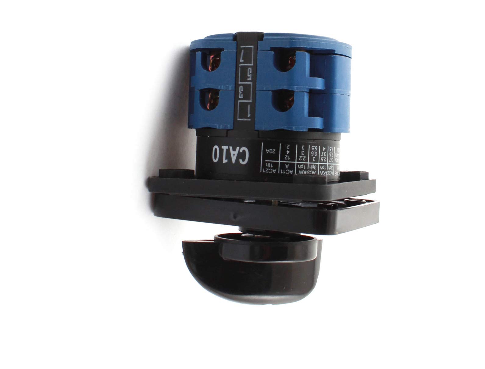 Aexit CA10 Panel Electrical Mount 2-Position 2-Pole Rotary Cam Timers On/Off Switch