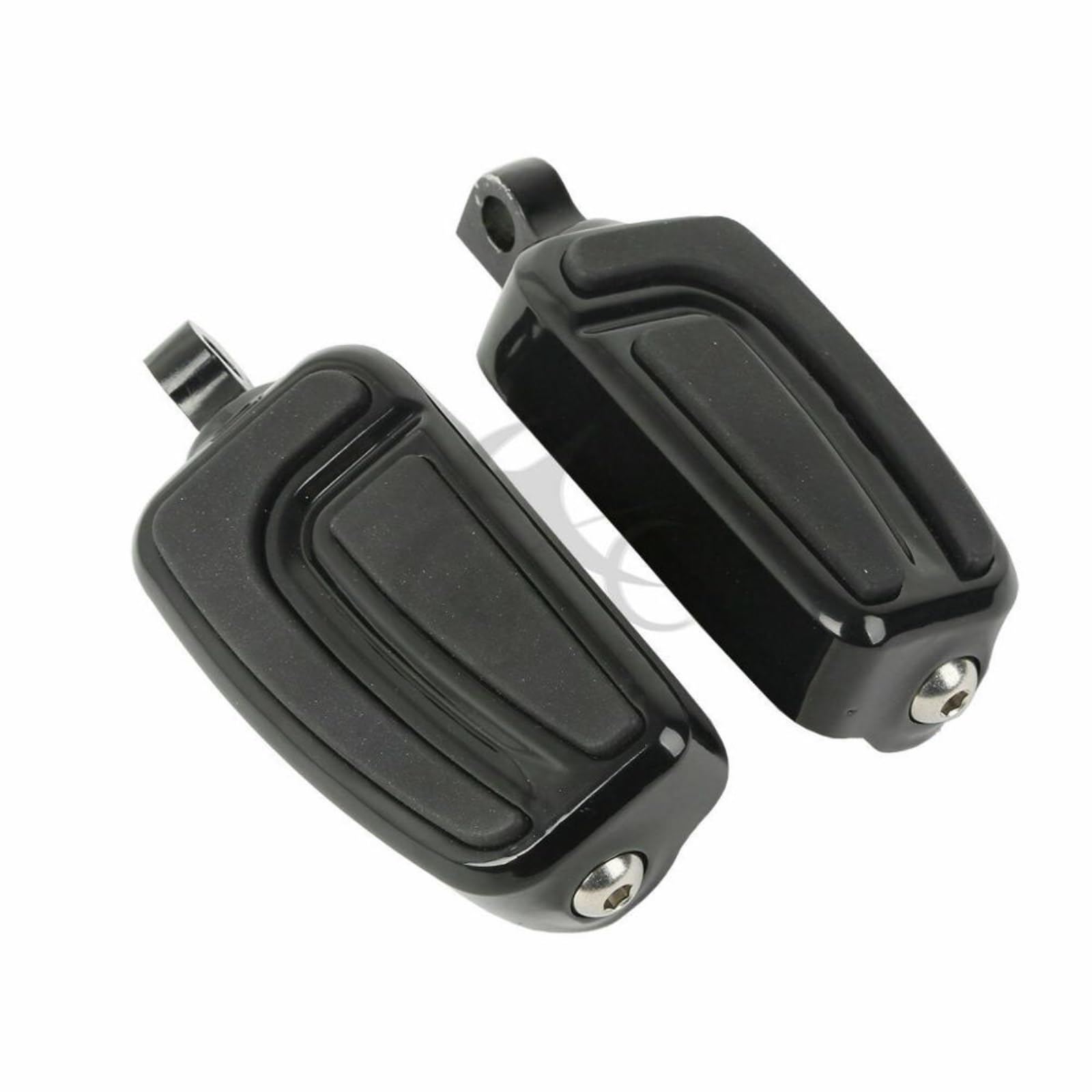 Motorcycle Black Floorboard Foot Board Footrest Shifter Brake Pedal For Harley Touring Road King Electra Glide Street Glide(Footpeg B Set)