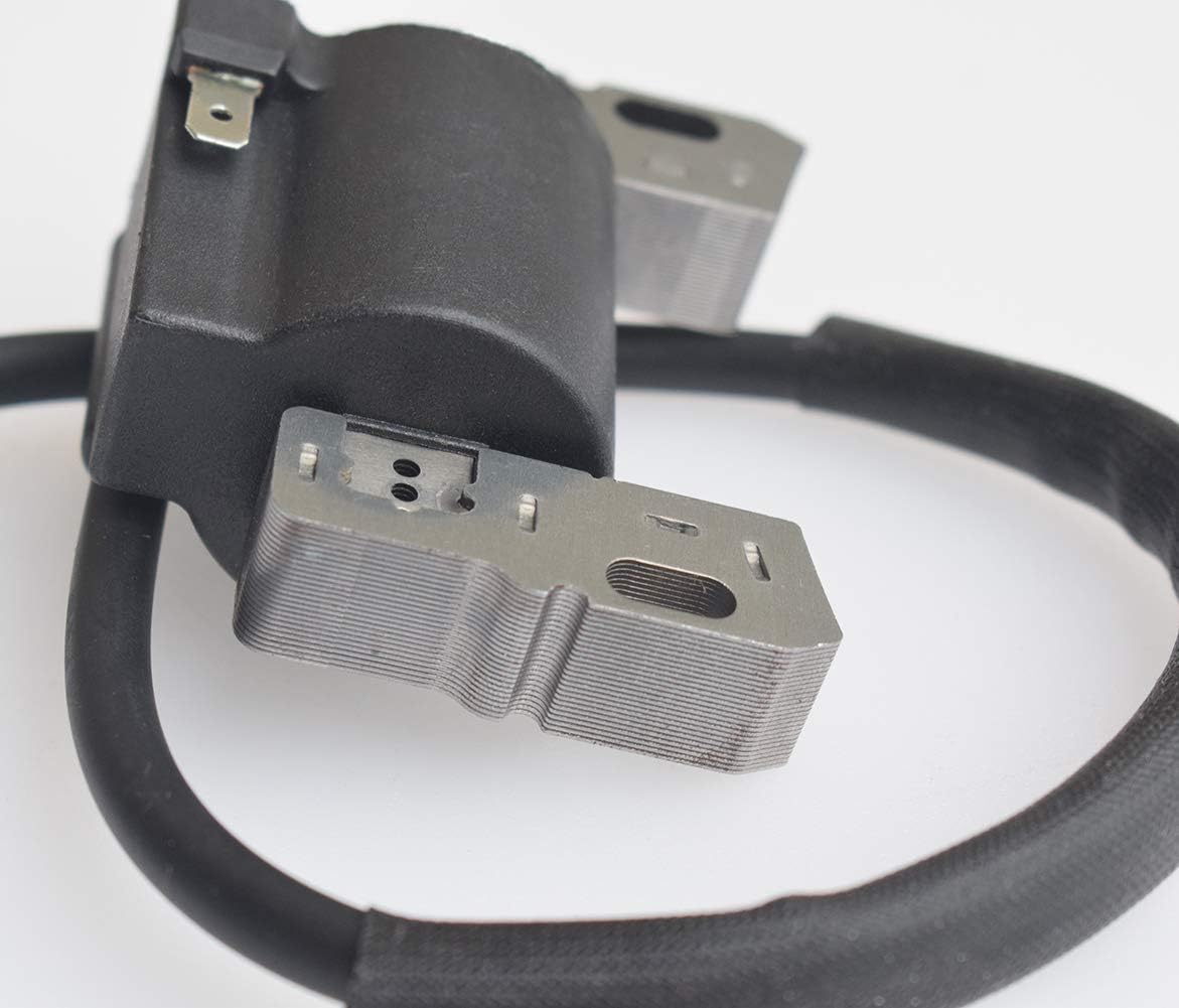 Compatible with 591459 Ignition Coil Magneto Armature Fit for Briggs and Stratton 492341,490586,495859 Lawn Mower Engines parts + RC12YC Spark Plug