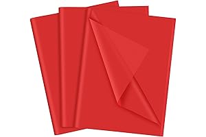 NEBURORA Red Tissue Paper for Gift Wrapping and More
