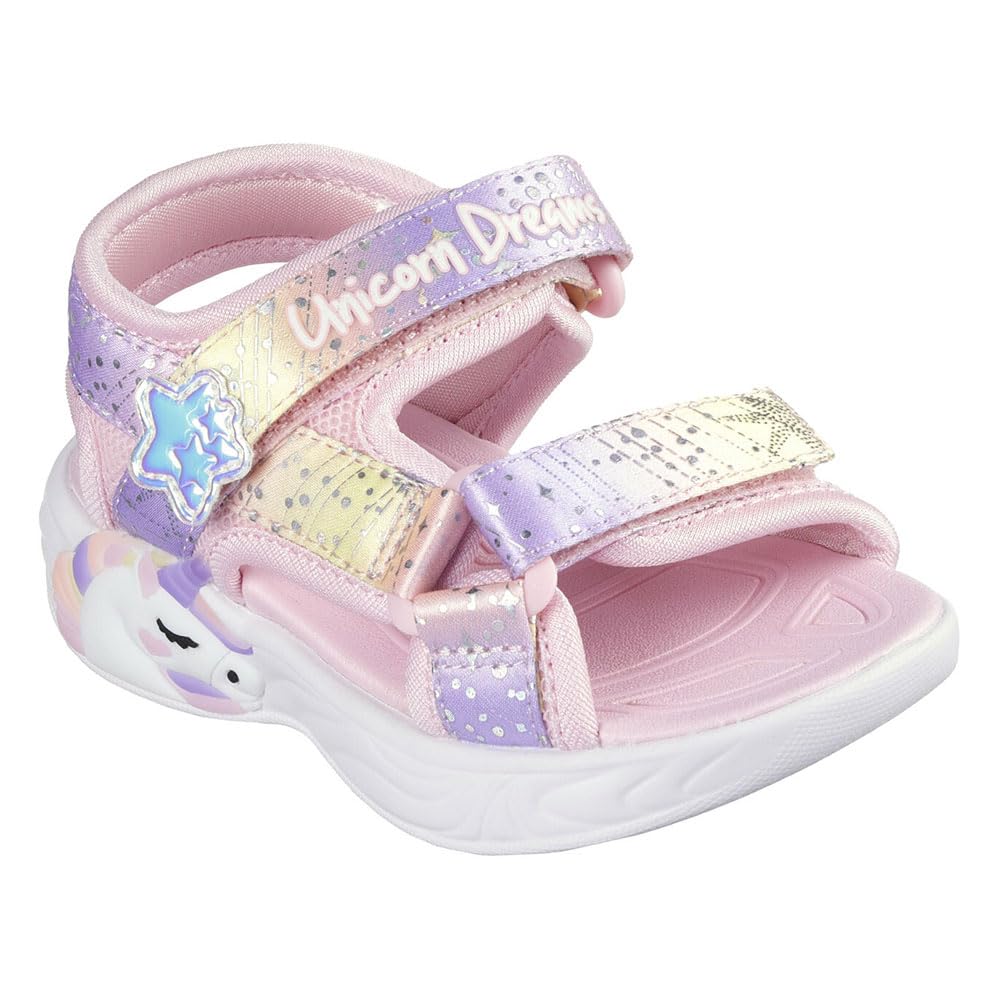 Skechers Hombre Rosa Sandalias Con Plataforma 302682N Para Niña