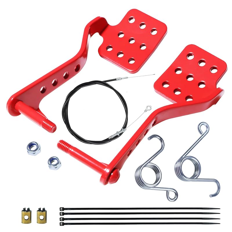 Kit de Pedais para Go-Kart HOLATO com Cabo de Acelerador de 1,80 m, Molas de Retorno e Acessórios HLT-JT-R