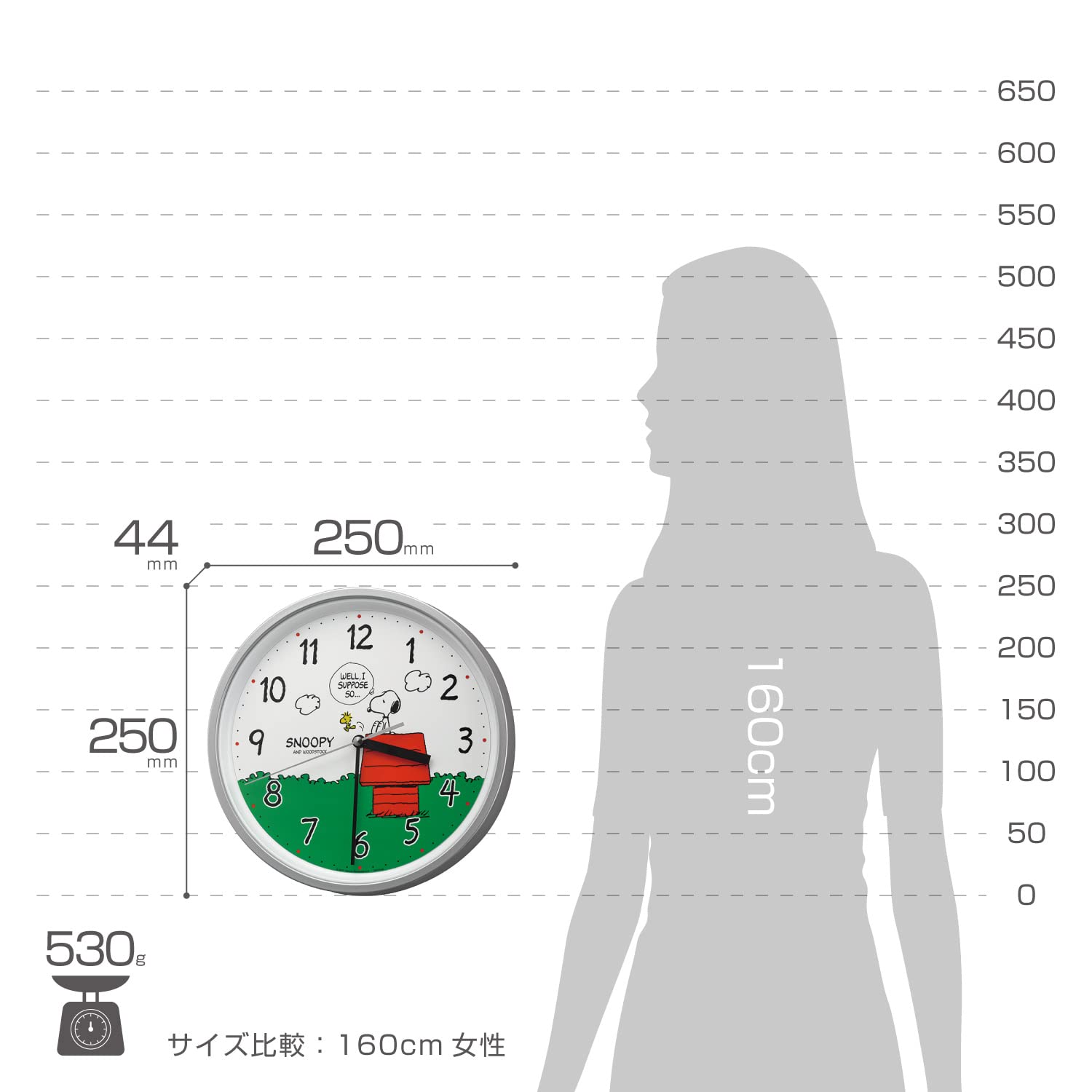 Amazon.co.jp: リズム(RHYTHM) SNOOPY (スヌーピー) 掛け時計