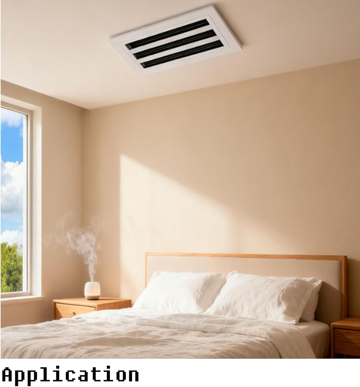 TOORIESLC Stander Size 12X6 White Air Vent Liner Slot Diffuser-3 Slots