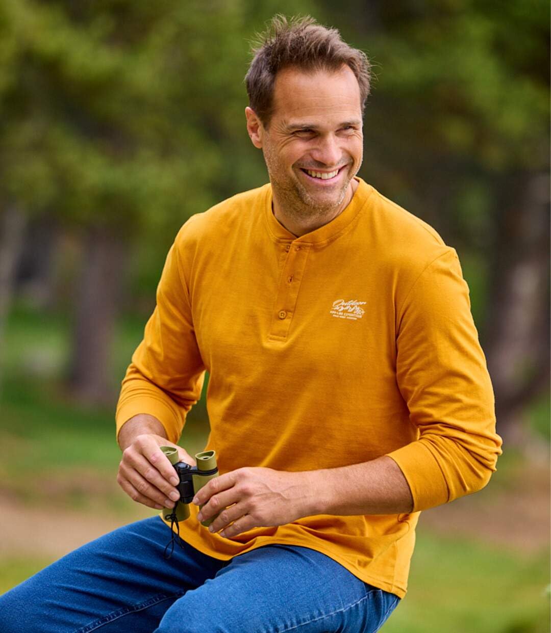 ATLAS FOR MEN - Lot de 3 Tee-Shirts à Col Boutonné - Disponible en Grandes Tailles du M au 5XL