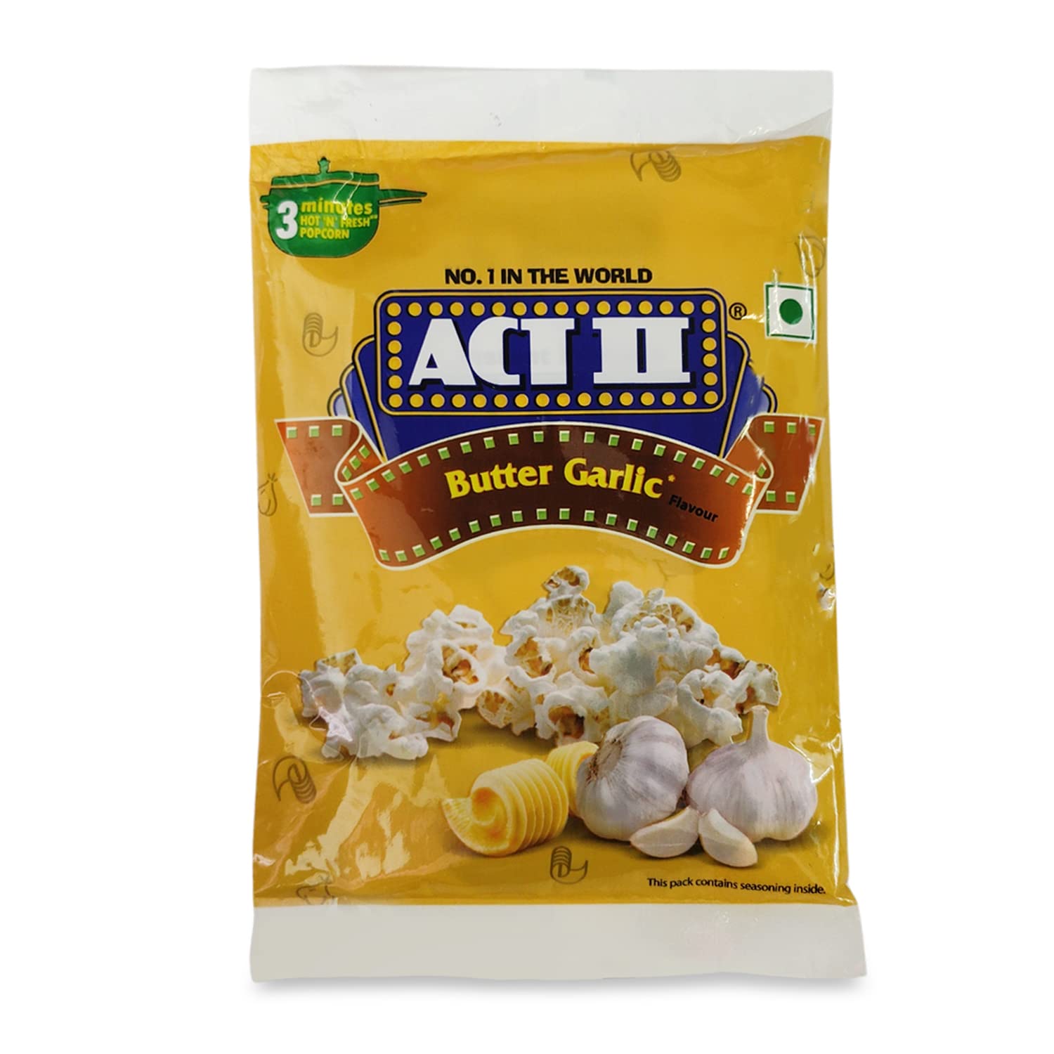 Instant Popcorn Buttergarlic, 60g Pack