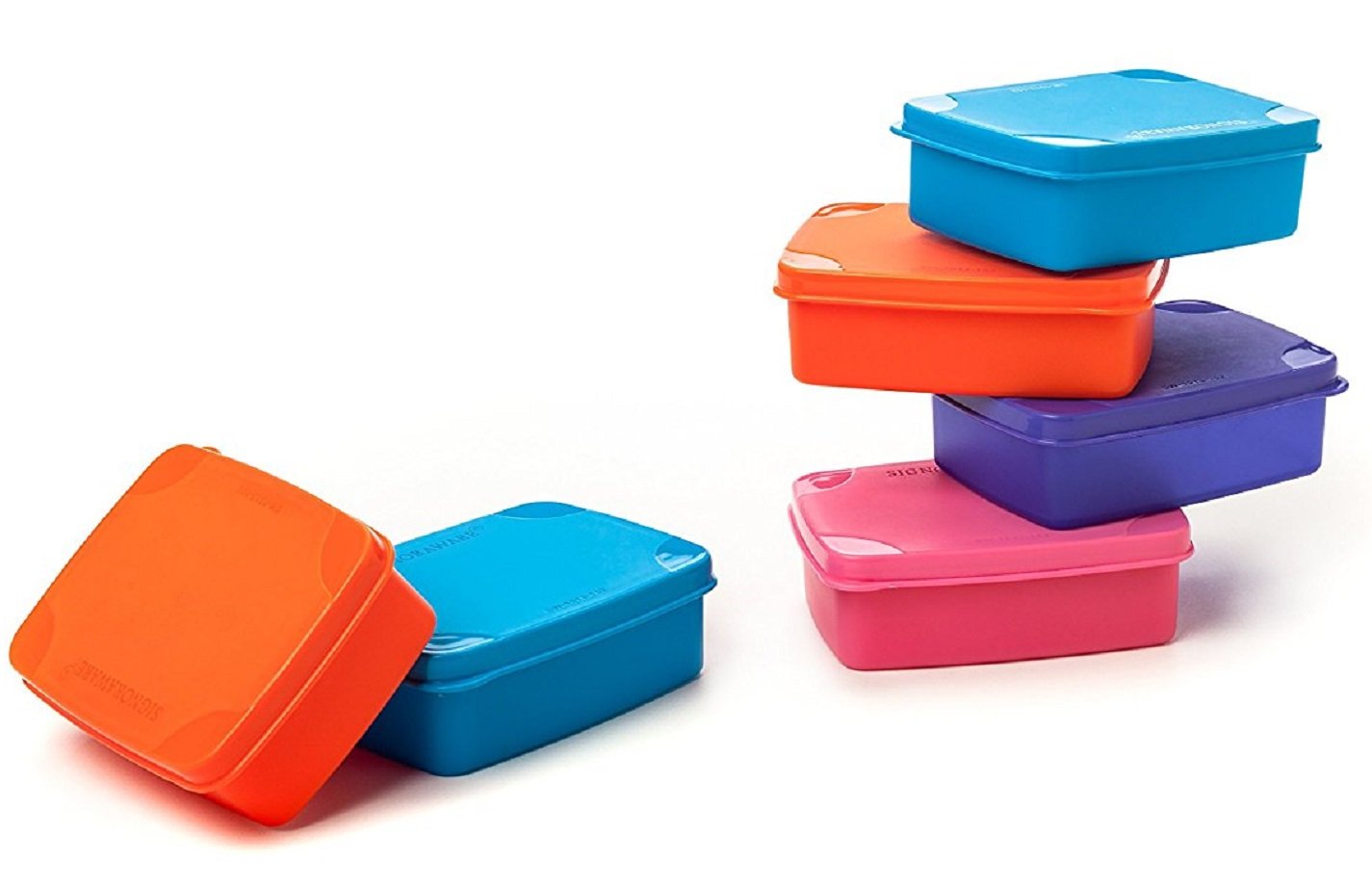 Buy Signoraware Handy Square Plastic Container Set, 150ml, Set of 6