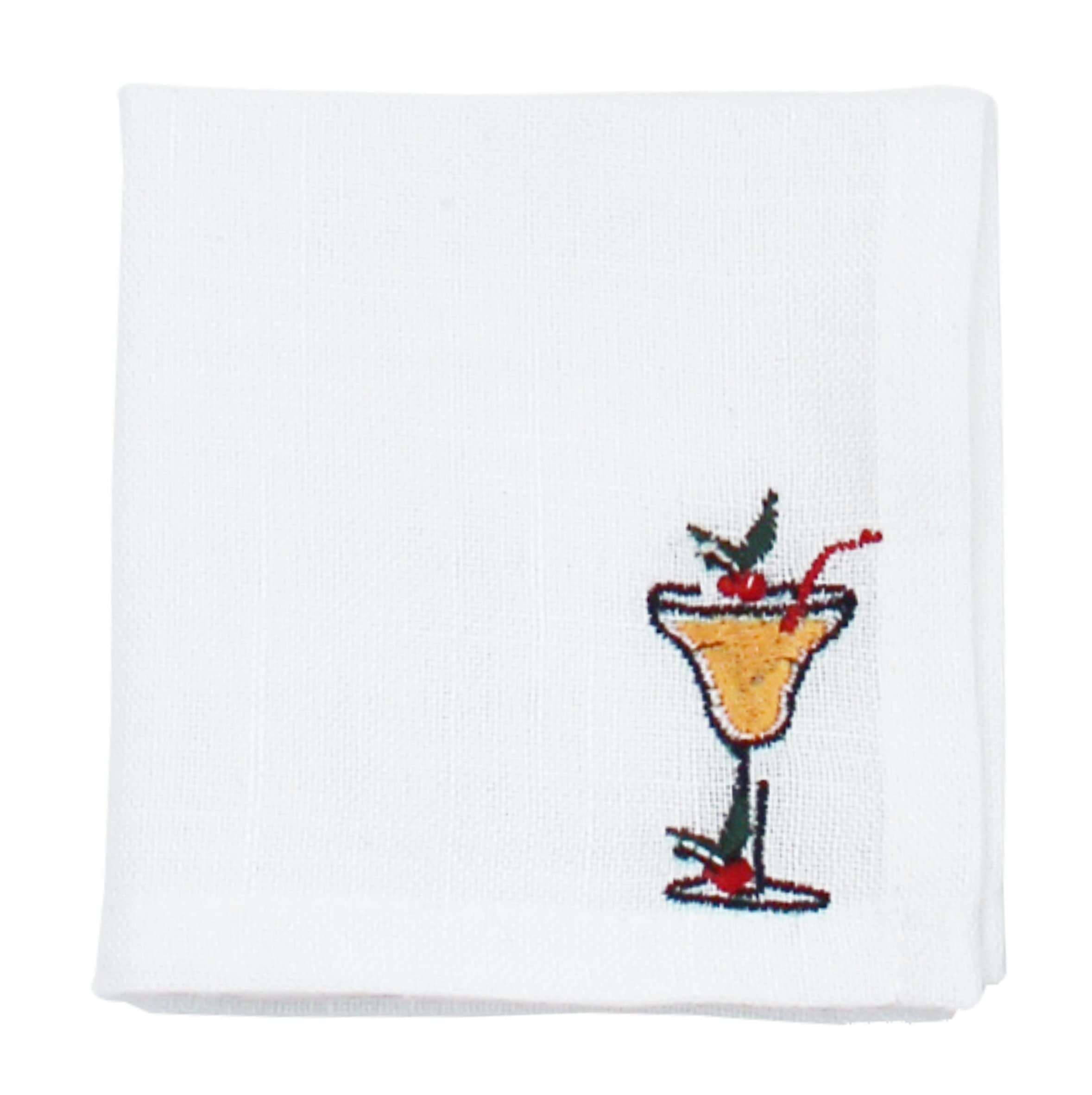 Peggy Wilkins Happy Hour Cocktail Napkin - 20Cm X 20Cm - Martini