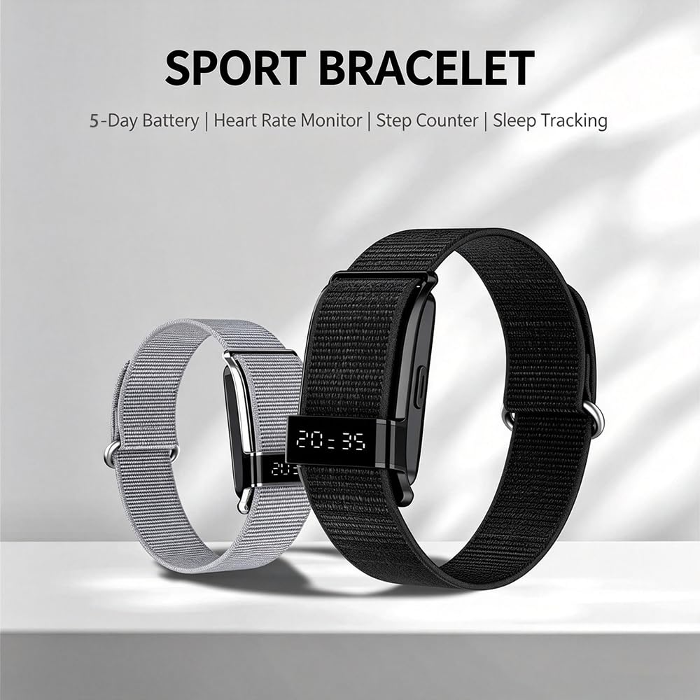 Montre ConnectéE Bluetooth avec Bracelet D'Activité Suivi De La Santé Et PodomèTre pour Hommes Et Femmes Compatible Android Et Iphone avec Moniteur De FréQuence Cardiaque De Sommeil