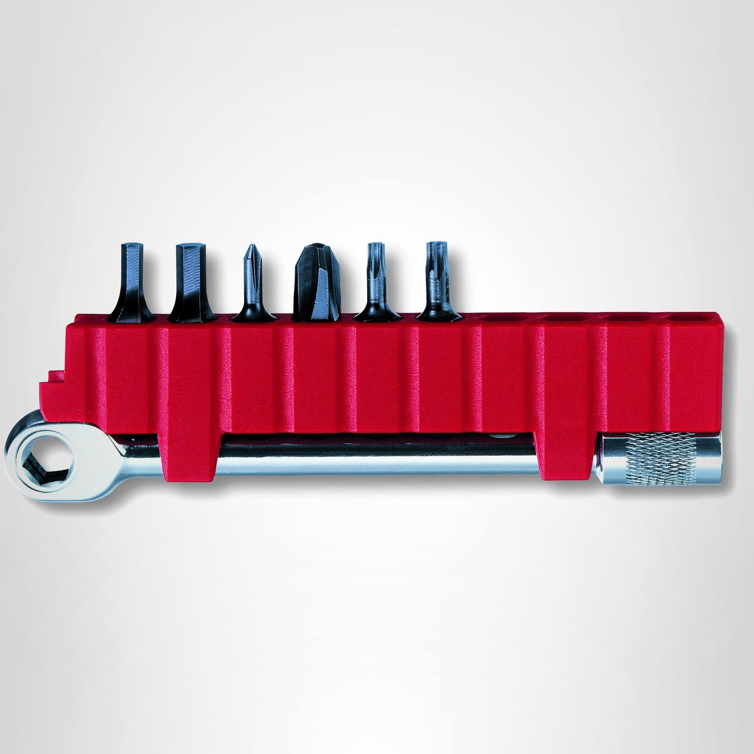 Victorinox 3.0306 Ratchet Case and 6 Bits, Silver - Screwdriver
