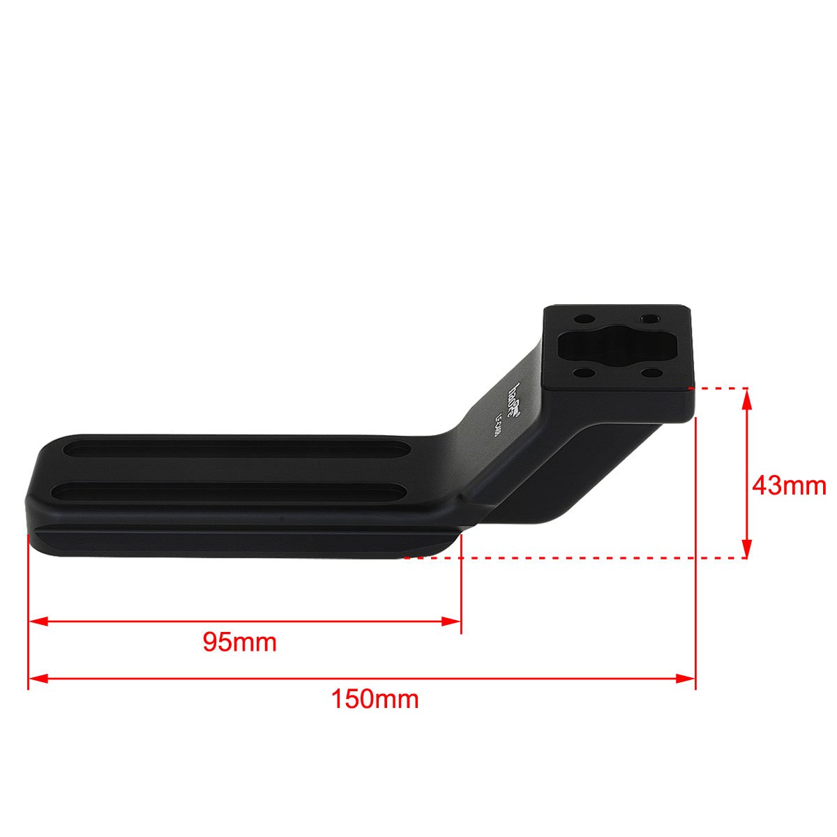 Haoge LF-C468 Pied de rechange pour collier d'objectif Canon EF 400 mm F2.8 IS/ISII, 600 mm f/4 IS/II/III 800 mm F5.6 IS, RF800 mm, RF600 mm F4, RF 400 mm Intégré Arca Swiss Type Plate Adaptateur