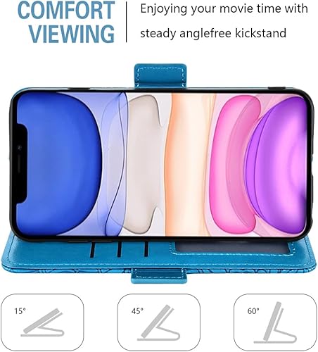 Miniatura 3 de Wallet Folio Case for Samsung GALAXY A32 5G, Premium PU Leather Slim Fit Cover for Galaxy A32 5G, 2 Card Slots, 1 Transparent Photo Frame Slot,