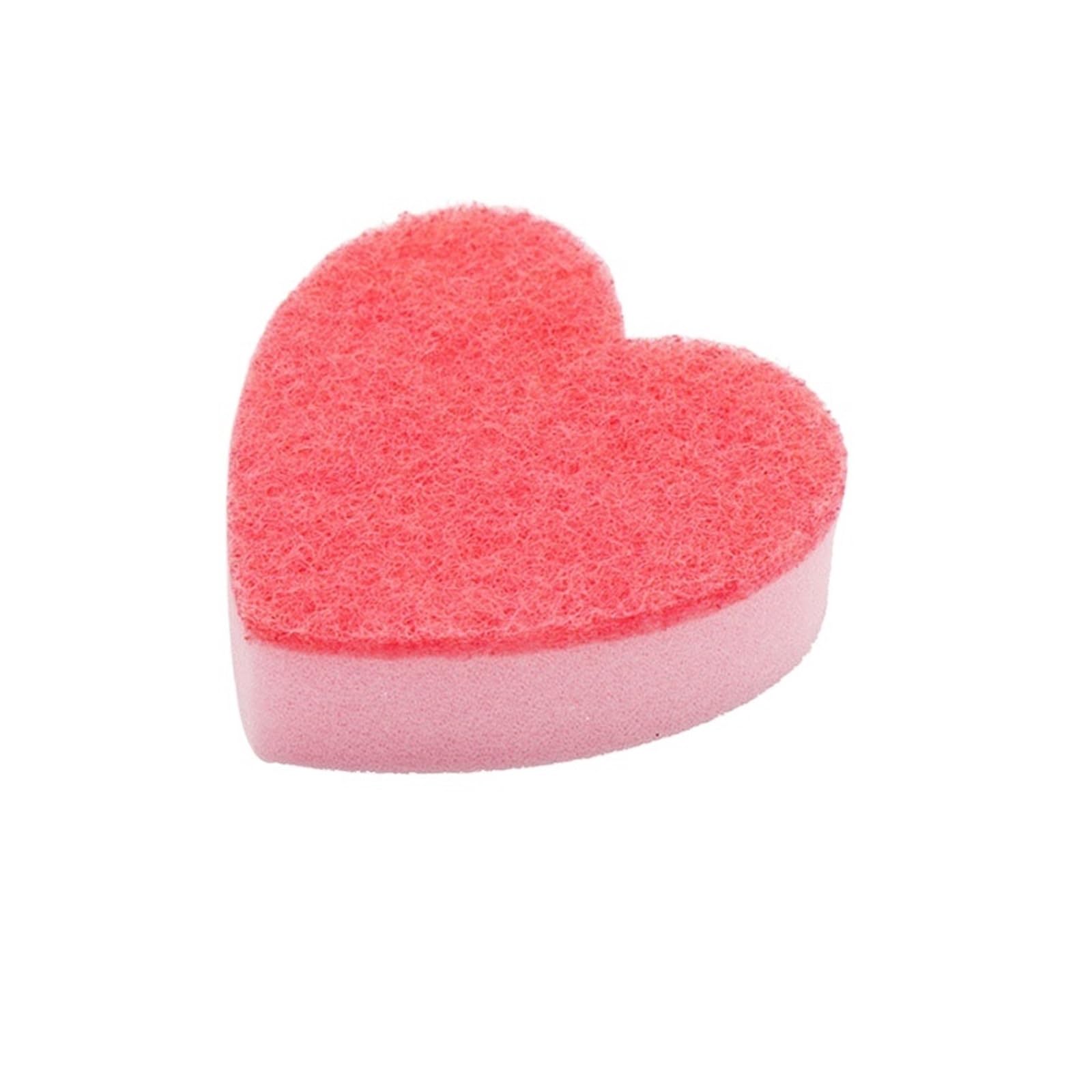 WZPTLKIBAD 20PC Red Heart Non-Scratch Kitchen Scrub Sponges