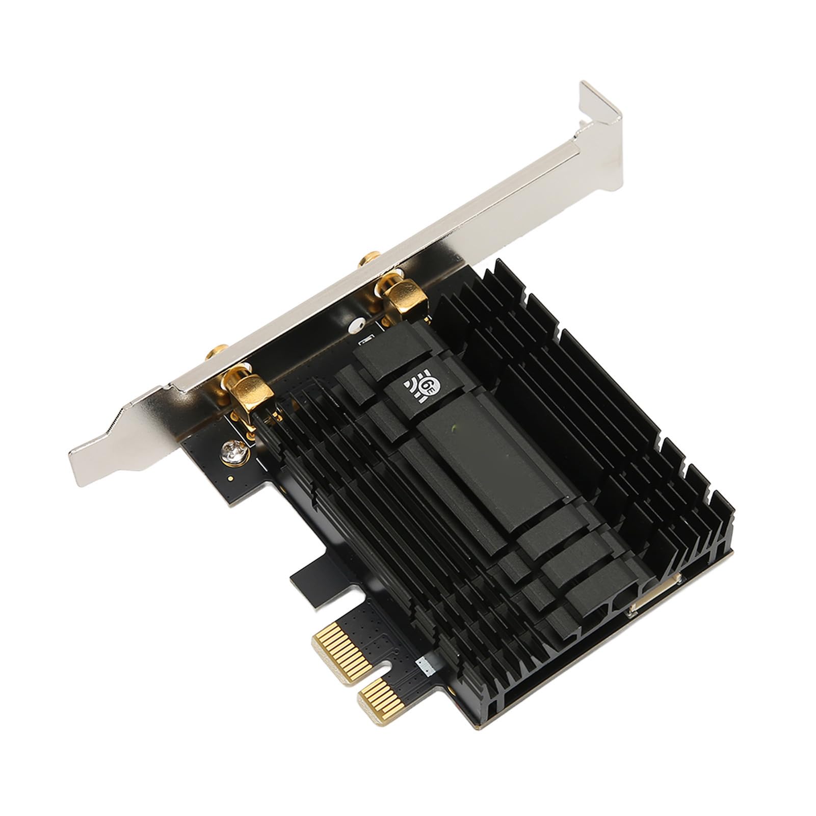 Adattatore WiFi WiFi 6E PCIE Ad Alta velocità 5400Mbps Tripla Banda per PC Desktop da Gioco con Bluetooth 5.2 e Antenna Magnetica 6dBi