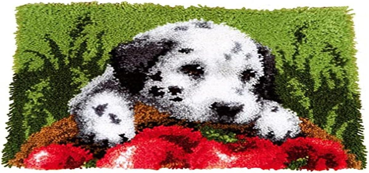 Amazon.de: VERVACO Knüpfteppich Set DIY Handarbeit Set Knüpfset für ...