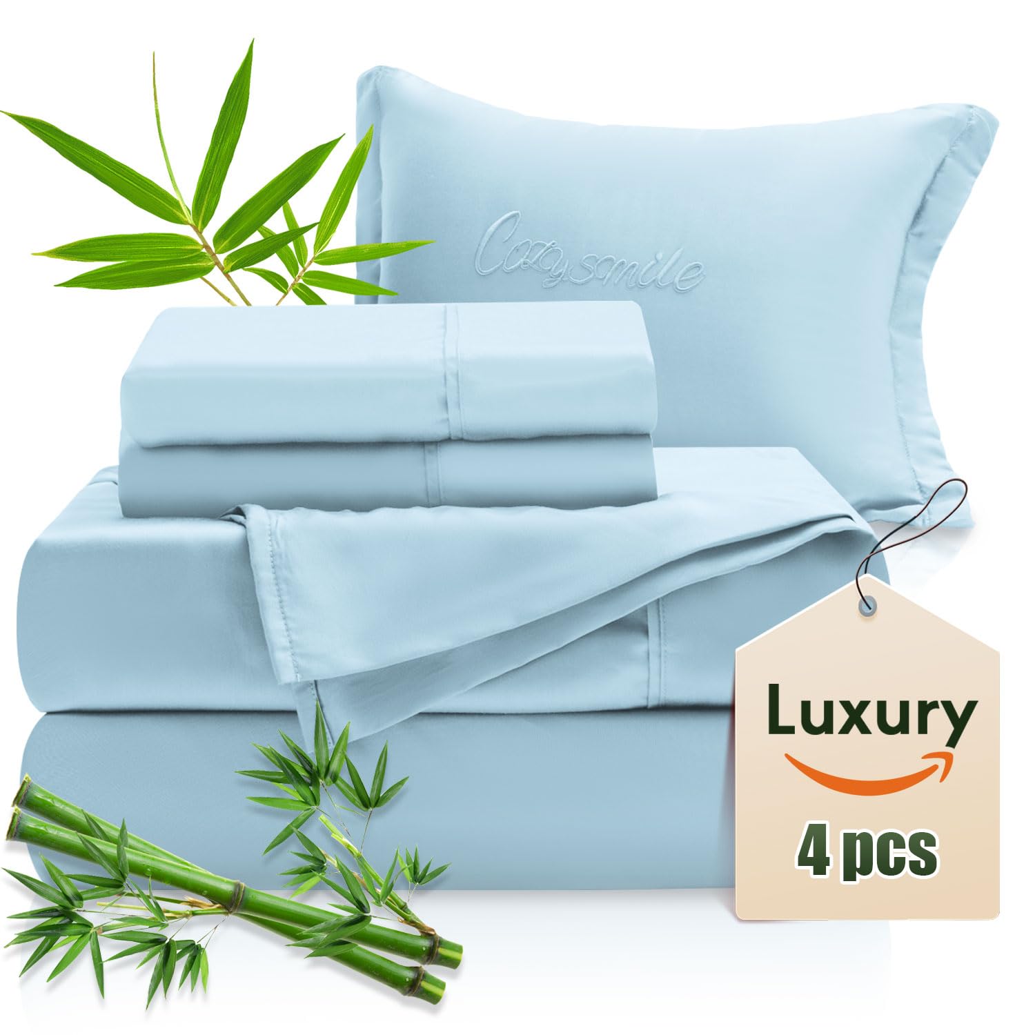 CozySmile Bamboo Viscose Sheet Set